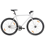 &Uuml;HEK&Auml;IGULINE JALGRATAS, VALGE JA MUST, 700C 59 CM