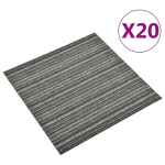P&otilde;randa plaatvaibad 20 tk, 5 m&sup2;, 50x50 cm triibuline antratsiit