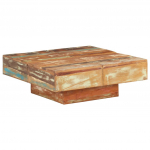 Diivanilaud 80 x 80 x 28cm, taaskasutatud puit