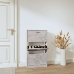Jalatsikapp, betoonhall, 59 x 17 x 108 cm, tehispuit