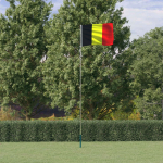 Belgia lipp ja lipumast, 5,55 m, alumiinium