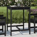 Aialaud, must, 82,5x82,5x110 cm, m&auml;nnipuit
