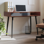 Sahtliga arvutilaud, pruun, 110 x 50 x 75 cm, tehispuit