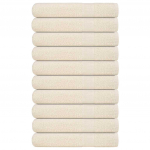 Saunalinad frogn 10 tk, kreemjas, 80x200 cm, 360 g/m&sup2;