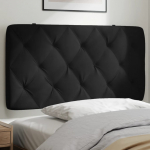 Voodipeatsi padi, must, 100 cm, samet