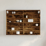 Vitriinkapp, suitsutatud tamm, 80x8,5x58 cm, tehispuit