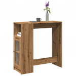 Baarilaud riiulitega, k&auml;sit&ouml;&ouml;tamm, 101x40x103,5 cm, tehispuit
