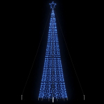 Led j&otilde;ulupuu naeltega, 1534 ledi, sinine, 500 cm