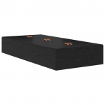 Ladustamisvoodi raam must oak 100x200 cm