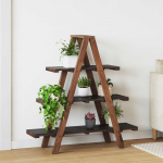 Kokkupandav riiul pruun 79.5 x 35 x 112 cm tugev taastatud puit