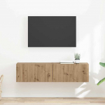 TV Seina Kapp 2 tk Artisani tamme 60 x 31 x 29,5 cm Tehispuit