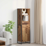 Raamaturiiul sahtliga vana puit 43 x 36 x 150.5 cm tehispuit