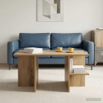 Kohvilaud Artisan tamm 87 x 50 x 45 cm T&ouml;&ouml;deldud puit