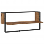 Seinariiul Seinale kinnitav Vana puit 65 x 25 x 30 cm metall PB