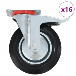 16 tk, p&ouml;&ouml;rlevad rattad 200 mm
