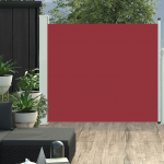 Lahtit&otilde;mmatav terrassi k&uuml;lgsein, 100 x 300 cm, punane