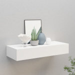 Sahtliga seinariiul, valge, 60x23,5x10 cm mdf