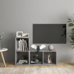Telerikapid 2 tk betoonhall 72x35x36,5 cm puitlaastplaat