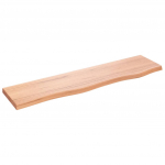 Seinariiul, helepruun, 80 x 20 x 2 cm, t&ouml;&ouml;deldud tammepuit