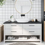 Vannitoa tasapind, tumepruun, 160x60x(2-4)cm t&ouml;&ouml;deldud t&auml;ispuit