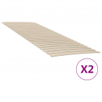 Liistudega voodialused 48 liistuga 2 tk 80x200 cm