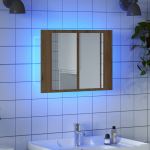LED PEEGELKAPP ARTISAN TAMM 60X12X45 CM EHITUSPUIT