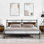 VOODIRAAM ILMA MADRATSITA SUITSUTATUD TAMM 193X203 CM TEHISPUIT