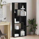 Raamaturiiul must tamm 67 x 24 x 161 cm t&ouml;&ouml;deldud puit