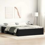 VOODIRAAM ILMA MADRATSITA, MUST TAMM 160X200 CM EHITUSPUIT