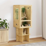 Terrarium pruun 50 x 50 x 130 cm osb