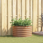 K&otilde;rge peenar pruun 80 x 80 x 44 cm teras