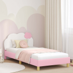 Laste voodiraam peatoega peaga Roosa 90 x 200 cm PU
