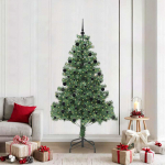 J&otilde;ulupuu koos 300 led-iga koos alusega roheline 210 cm pvc