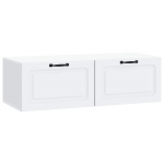 Rippuv TV kapp Valge 98 x 41 x 30 cm Tehispuit