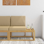 V&auml;lim&ouml;&ouml;bel L&otilde;ppdiivan Valge 91 x 63 x 73 cm Tugev akatsiapuu