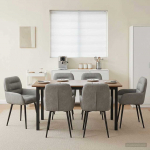 S&ouml;&ouml;gitoa Toolid 6 pcs Samet Helehall 59 x 59,5 x 90 cm