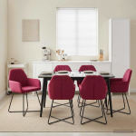 S&ouml;&ouml;gitoa Toolid 4 pcs Samet Veinpunane 55 x 50 x 84 cm
