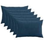 Diivanipadi 6 tk ALMELO tumesinine 50 x 75 cm manchester