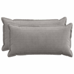 Diivanipadi 2 tk HOUTEN helehall 40 x 80 cm manchester