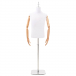 Reguleeritav 160-232 cm mannekeen alusiga Mees PP Valge