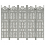 5 paneeliga sirm, hall, 200 x 165 cm, toekas mangopuit