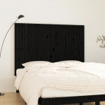 Seinale kinnitatav voodipeats, must, 159,5x3x110 cm, m&auml;nnipuit