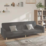 2-kohaline diivanvoodi, helehall, kangas