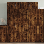 K&Otilde;RGE KAPP, SUITSUTATUD TAMM, 70X42,5X185 CM TEHISPUIT