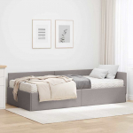 Nurgavoodi raam koos madratsiga Muu 2 pcs Pruunikashall kangas