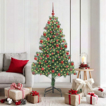 J&otilde;ulupuu koos 300 led-iga koos alusega roheline 180 cm pvc