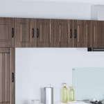 K&ouml;&ouml;gikapp riiuliga uksega pruun tamme 60 x 31 x 40 cm tehispuit