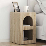 &Ouml;&ouml;kapp 2 tk sonoma tamm 29,5 x 33,5 x 50 cm tehispuit