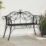 Aiapink 2-Istekohtade arv 130 x 47 x 90 cm Teras Must