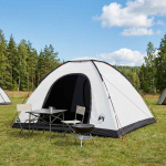 Telkimise telk katusega Valge Mustate 335 x 275 x 180 cm